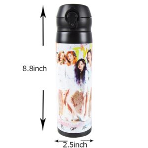 Maxerkeep kpop twice Stainless Steel Water Bottle 17oz Keeps Liquids Hot or Cold