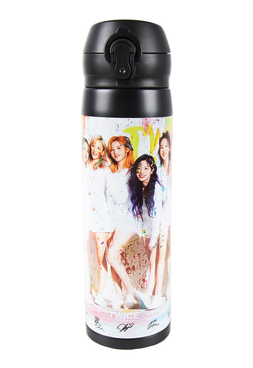 Maxerkeep kpop twice Stainless Steel Water Bottle 17oz Keeps Liquids Hot or Cold