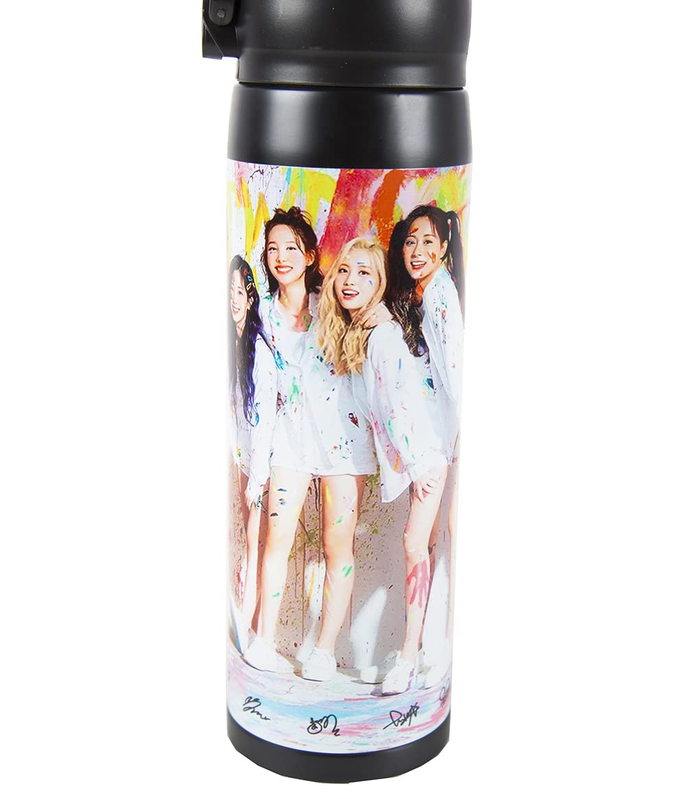 Maxerkeep kpop twice Stainless Steel Water Bottle 17oz Keeps Liquids Hot or Cold