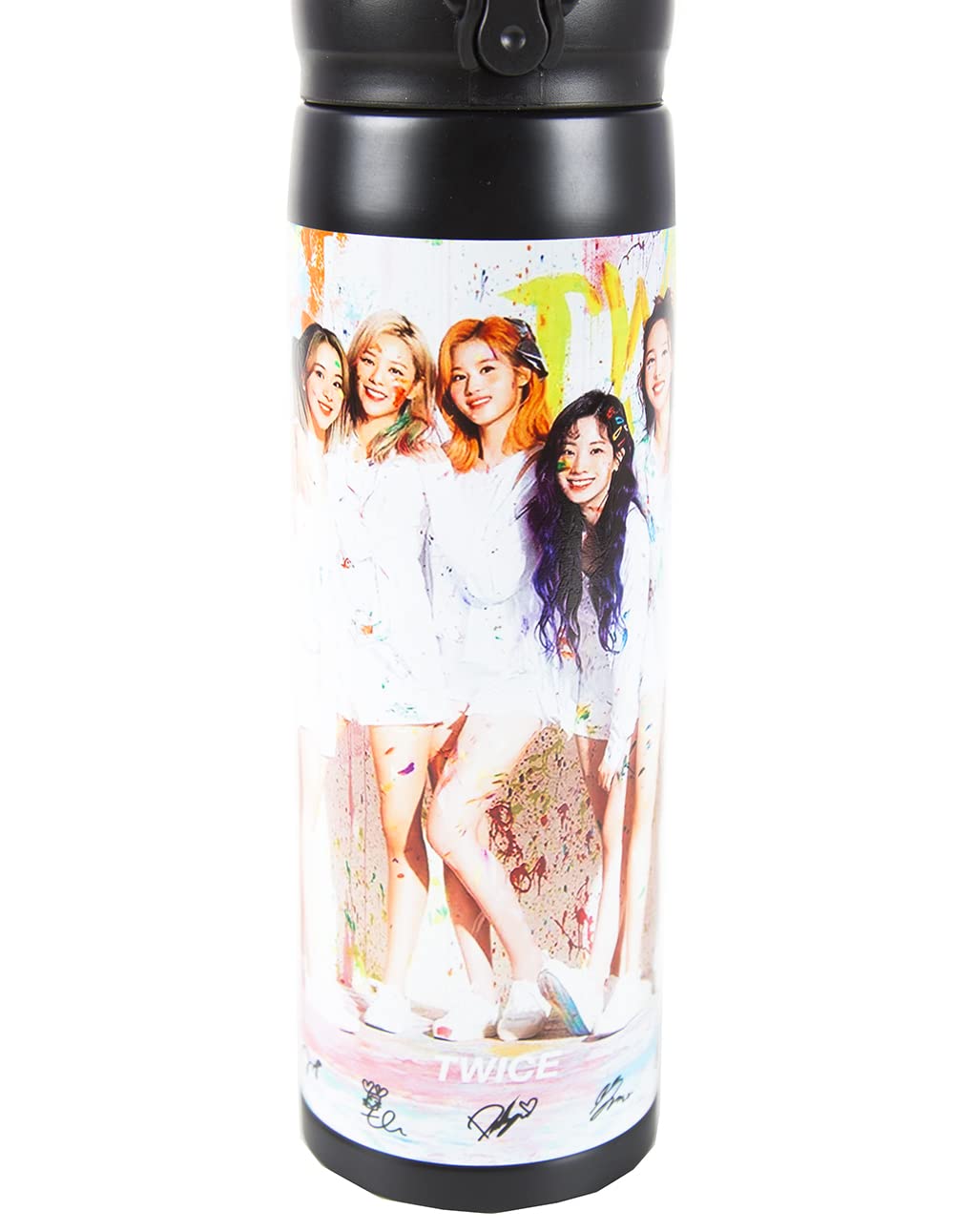 Maxerkeep kpop twice Stainless Steel Water Bottle 17oz Keeps Liquids Hot or Cold