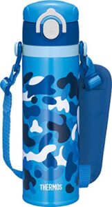 thermos joi-500 bl water bottle, vacuum insulated kids travel mug, 16.9 fl oz (500 ml), blue