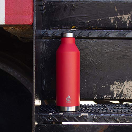Mizu V6 19 oz. Insulated Stainless Steel Water Bottle | Vacuum Insulated Narrow Mouth with Leak Proof Cap, Stainless
