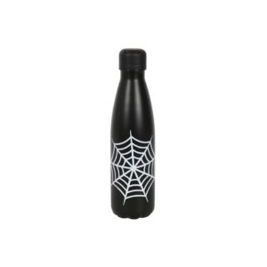 something different - spiderweb - metal water bottle/gothic accessory/gothic water bottle