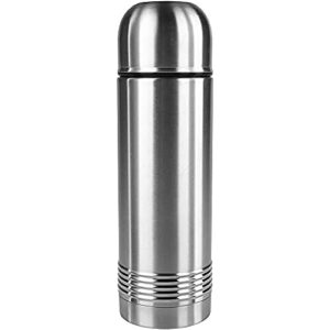 emsa insulated, 0.7 l vacuum flask senator 23.7oz. from stainless steel, 700 ml, silver