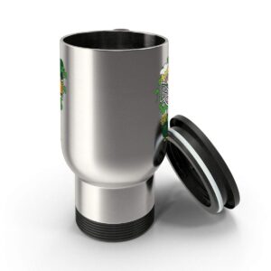 St. Patrick's Day Irish Cup - Ireland Pride, Irish Cross - 14oz Coffee, Tea Travel Mug