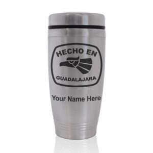 skunkwerkz commuter travel mug, hecho en guadalajara, personalized engraving included