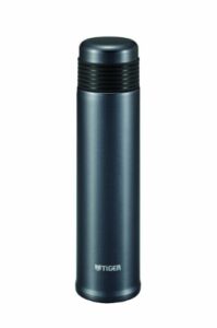 tiger stainless steel vacuum insulated bottle, 12-ounce, metallic black