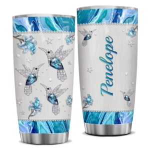 wassmin hummingbird tumbler personalized gifts for women girls lady jewelry drawings style tumblers stainless steel insulated coffee travel mug stuff birthday christmas cup spirit gift
