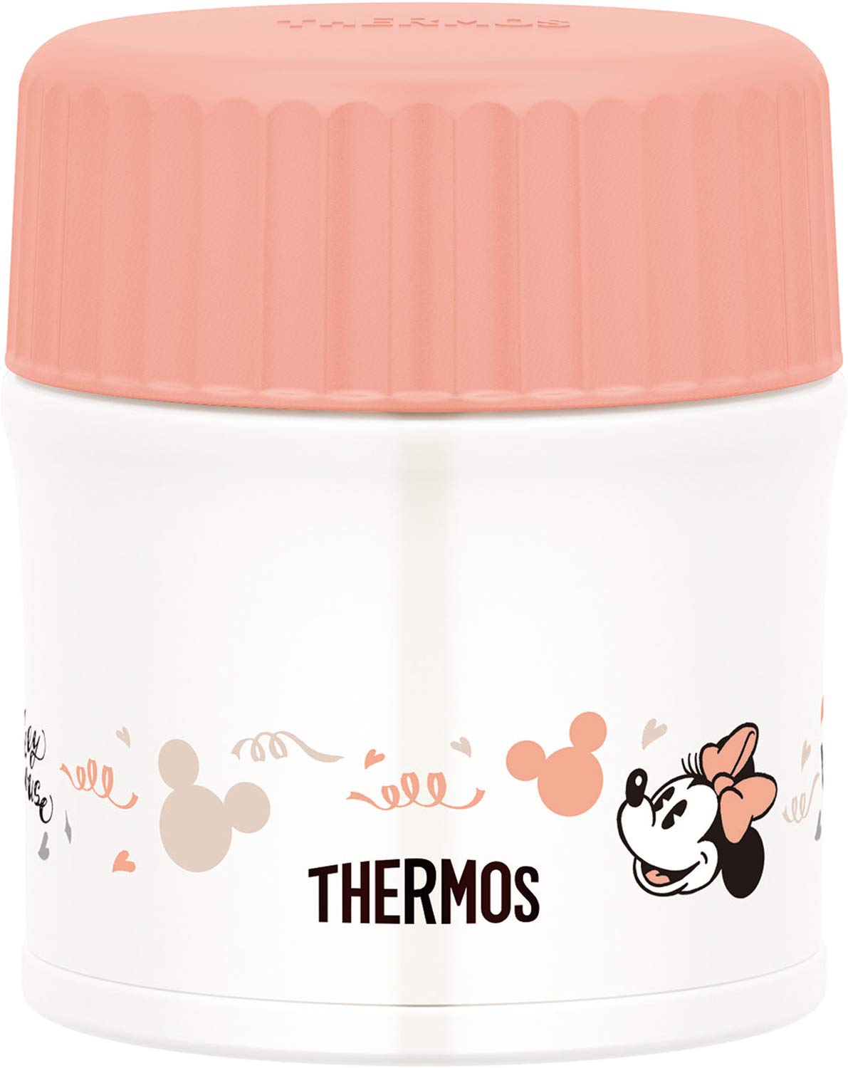 Thermos JBU-300DS BEP Vacuum Insulated Soup Jar, Disney, Beige Pink, 10.1 fl oz (300 ml)