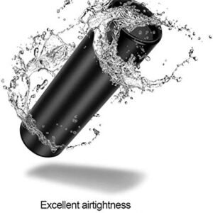 Smart Vacuum Insulated Water Bottle with Automatic LED Temperature Display, Large Flask 500 ML Stainless Steel Drinking Cup (Black)