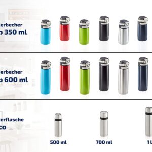 Leifheit Thermosflasche Thermos flask, 7,8 x 7,5 x 25 cm, Dark Blue