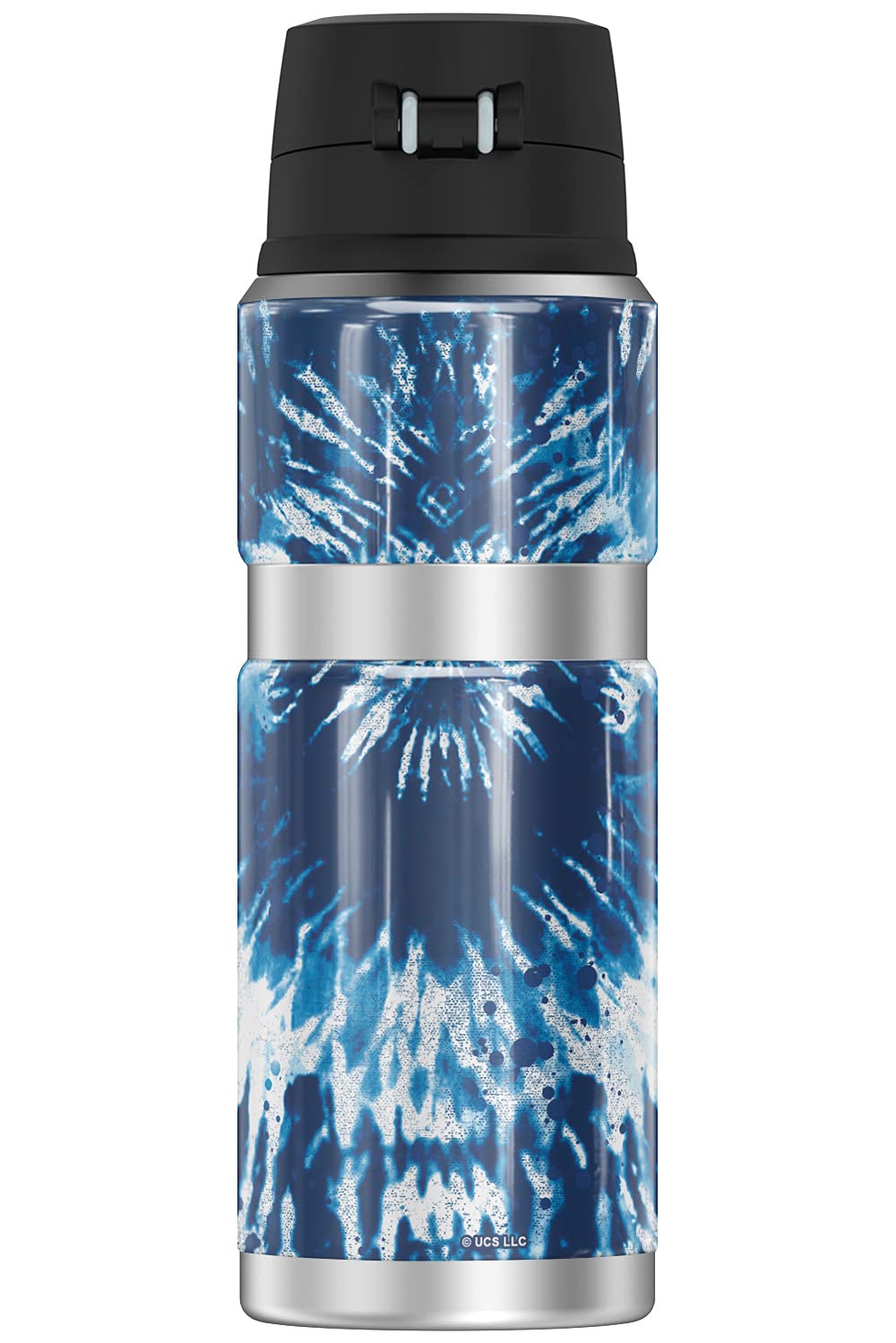 Jaws Ocean Tie Dye THERMOS STAINLESS KING Stainless Steel Drink Bottle, Vacuum insulated & Double Wall, 24oz