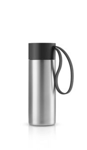 eva solo 567467 stainless steel insulated mug 350 ml, black, 20,7 x 7,8 x 7,8 cm | danish design, functionality & quality |
