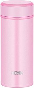 thermos jog-250 lp water bottle, vacuum insulated travel mug, 8.5 fl oz (250 ml), light pink