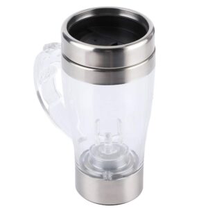 self stirring coffee mug, self stirring cup, high temperature automatic coffee mixing cup stainless steel + abs hotels for office restaurants kitchen