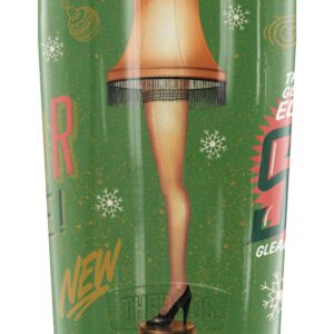 THERMOS A Christmas Story Leg Lamp GUARDIAN COLLECTION Stainless Steel Travel Tumbler, Vacuum insulated & Double Wall, 12 oz.