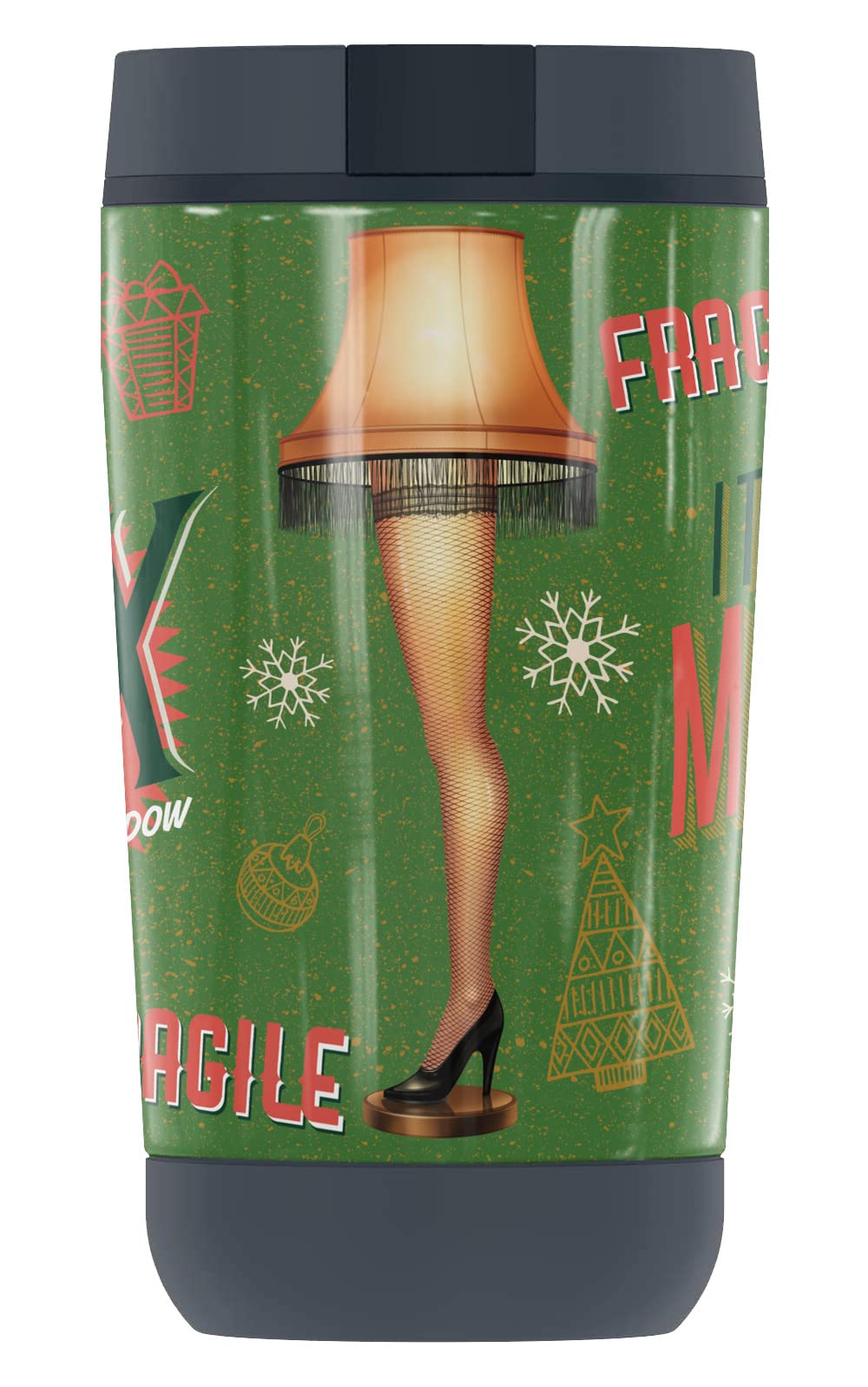 THERMOS A Christmas Story Leg Lamp GUARDIAN COLLECTION Stainless Steel Travel Tumbler, Vacuum insulated & Double Wall, 12 oz.