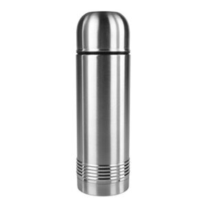 emsa 1.0 l vacuum flask senator 33.8oz. from stainless steel, 1,000 ml, silver