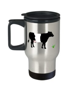 belted galloway cow gift cool travel mug for cow lovers