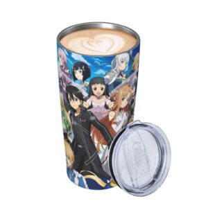 Sword Art Online 20oz Car Sippy Cup Stainless Steel Water Cup Thermos Cup
