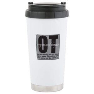 cafepress ot/occupational therapist stainless steel travel m stainless steel travel mug, insulated 20 oz. coffee tumbler