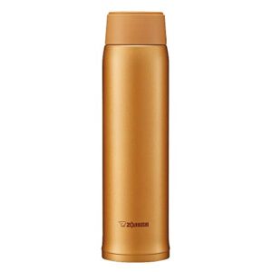 zojirushi sm-na60-dm water bottle, stainless steel mug, direct drinking, lightweight, cold and heat retention, 20.3 fl oz (600 ml), honey gold