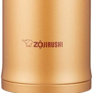 Zojirushi SM-NA60-DM Water Bottle, Stainless Steel Mug, Direct Drinking, Lightweight, Cold and Heat Retention, 20.3 fl oz (600 ml), Honey Gold