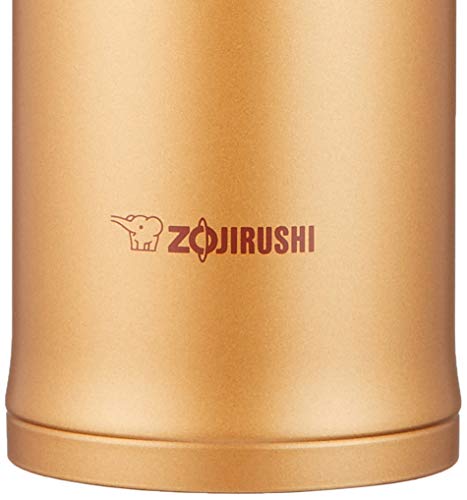 Zojirushi SM-NA60-DM Water Bottle, Stainless Steel Mug, Direct Drinking, Lightweight, Cold and Heat Retention, 20.3 fl oz (600 ml), Honey Gold