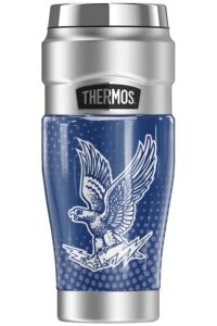 thermos u.s. air force academy official let 'em rip stainless king stainless steel travel tumbler, vacuum insulated & double wall, 16oz