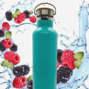 Stainless Steel Thermal Water Bottle-Wide Mouth Vacuum Insulated Double Wall 800mL Reusable Keeps Water Cold All Day Leak Proof No Lead BPA Free