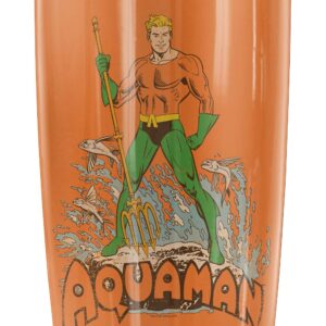 Logovision Aquaman Distressed Stainless Steel Tumbler 20 oz Coffee Travel Mug/Cup, Vacuum Insulated & Double Wall with Leakproof Sliding Lid | Great for Hot Drinks and Cold Beverages