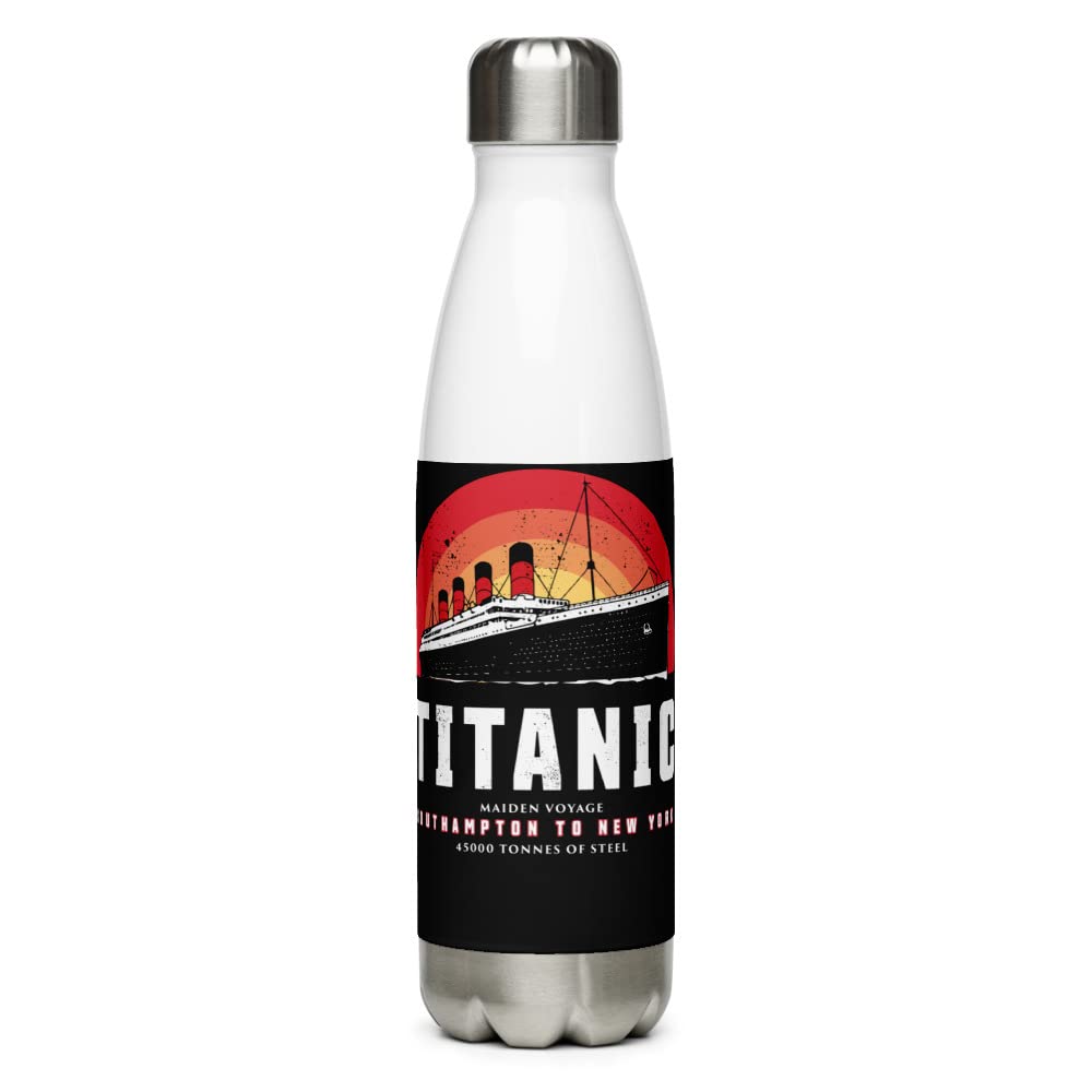 RMS Titanic Vintage Sunset Kids Christmas Gift 17oz Stainless Steel Water Bottle