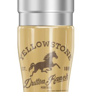 THERMOS Yellowstone OFFICIAL Yellowstone Dutton Ranch Horse STAINLESS KING Stainless Steel Travel Tumbler, Vacuum insulated & Double Wall, 16oz