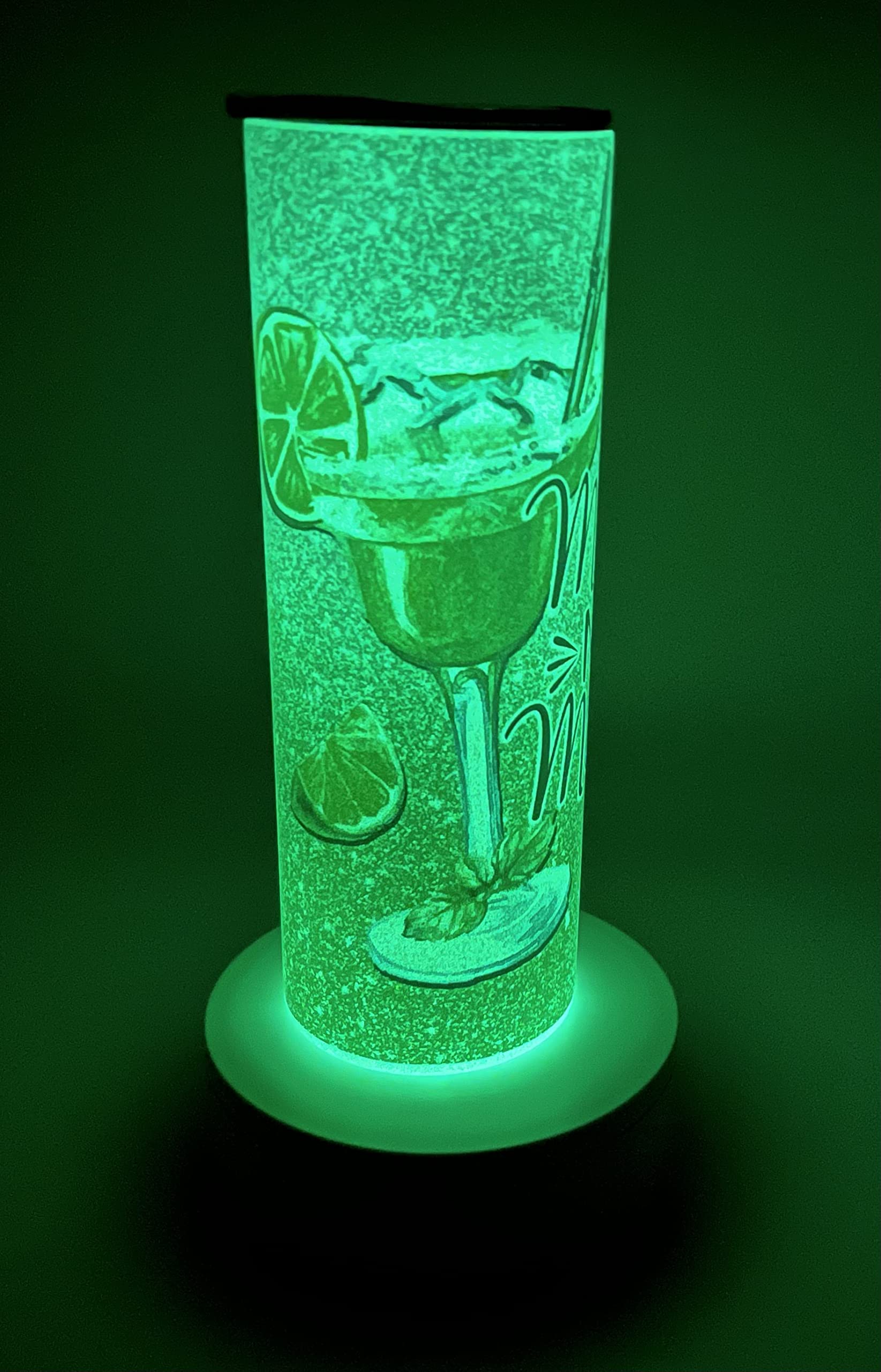 Glow in the Dark Mamacita Needs a Margarita Tumbler Cup