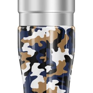 THERMOS Montana State University OFFICIAL Camo STAINLESS KING Stainless Steel Travel Tumbler, Vacuum insulated & Double Wall, 16oz