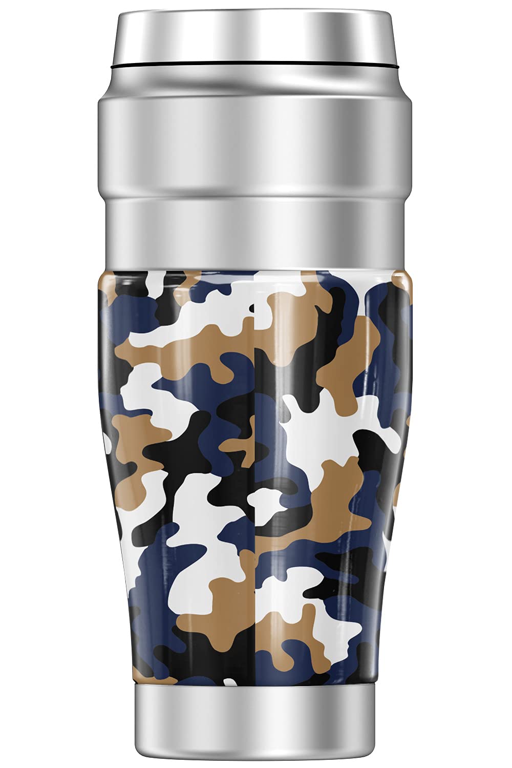 THERMOS Montana State University OFFICIAL Camo STAINLESS KING Stainless Steel Travel Tumbler, Vacuum insulated & Double Wall, 16oz