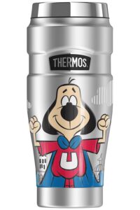 thermos underdog underdog never fails stainless king stainless steel travel tumbler, vacuum insulated & double wall, 16oz