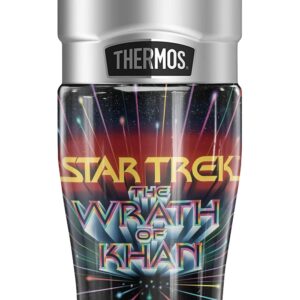 THERMOS Star Trek Wrath of Khan Logo STAINLESS KING Stainless Steel Travel Tumbler, Vacuum insulated & Double Wall, 16oz