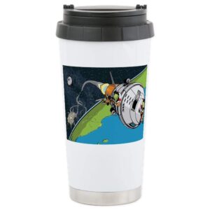 cafepress kerbal space program stainless steel travel mug stainless steel travel mug, insulated 20 oz. coffee tumbler