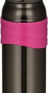 Thermos FJC-1000 CH-PK Water Bottle, Vacuum Insulated Sports Bottle, 33.8 fl oz (1.0 L), Charcoal Pink, Cold Insulation Only