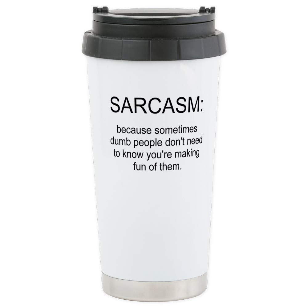 CafePress Stainless Steel Travel Mug Stainless Steel Travel Mug, Insulated 20 oz. Coffee Tumbler