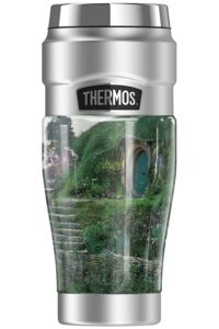 thermos the lord of the rings the shire stainless king stainless steel travel tumbler, vacuum insulated & double wall, 16oz