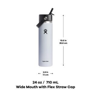 Hydro Flask 24 Oz Wide Flex Straw Cap Black