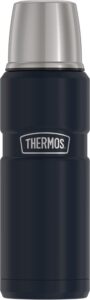 thermos stainless king vacuum-insulated compact bottle, 16 ounce, midnight blue