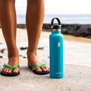 Hydro Flask 24 oz Standard Mouth Water Bottle with Flex Cap or Flex Straw