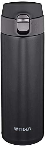 Tiger Thermos Bottle MMJ-A482KJ TIGER Mug Bottle, 16.2 fl oz (480 ml), Sahara One-Touch Lightweight, Black