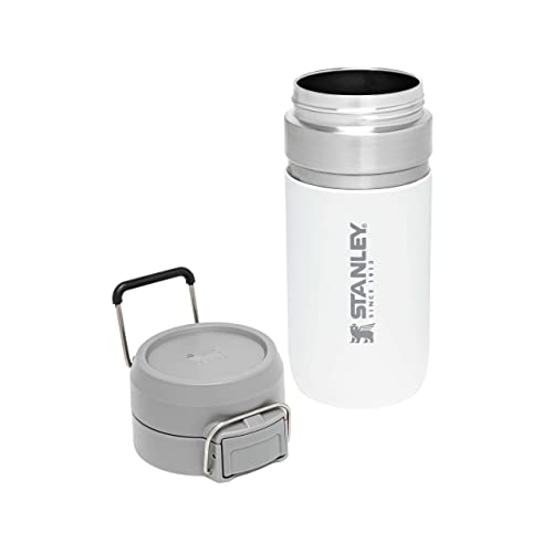 Stanley Quick Flip Stainless Steel Water Bottle .47L / 16OZ Polar – Leakproof Metal Water Bottle Kids - Push Button Locking Lid - BPA-Free Kids Thermos Water Bottle - Dishwasher Safe