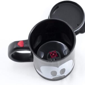 Disney Mickey Mouse 16oz Stainless Steel Self Stirring Travel Mug