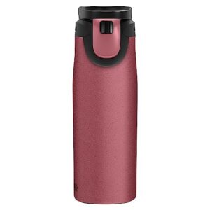 CamelBak Forge Flow Coffee & Travel Mug, Insulated Stainless Steel - Non-Slip Silicon Base - Easy One-Handed Operation - 20oz, Terracotta Rose