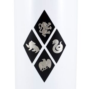 Harry Potter Stainless Steel Water Bottle Thermos, 550ml - Insulated for Water, Coffee & More - Hogwarts House Crest Design - Gift for Kids & Adults